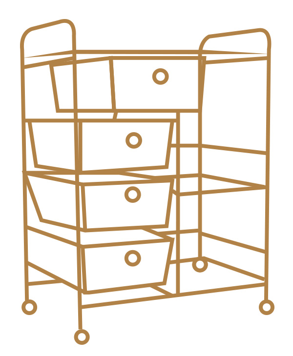 Shelf & Trolley 