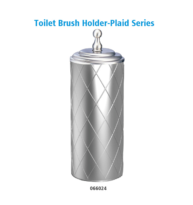 Toilet Brush Holder-Plaid Series 066024