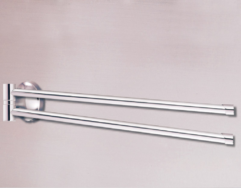 SWIVEL DOUBLE TOWEL BAR